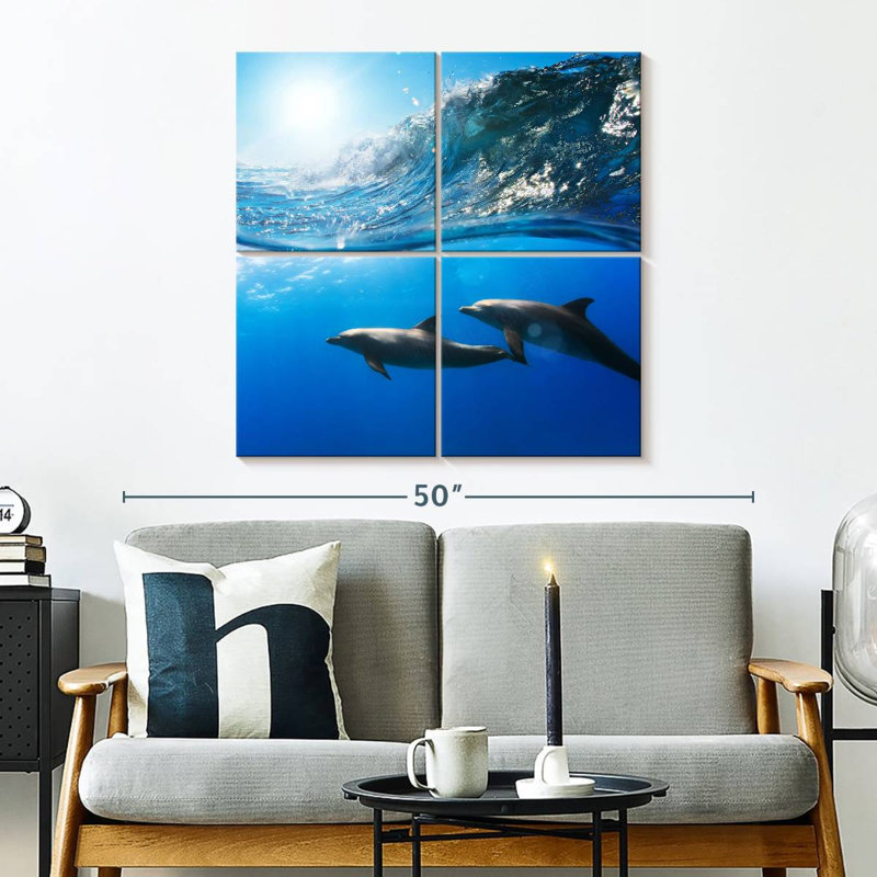 Brampt Dolphin Twosome, 32" H x 32" W