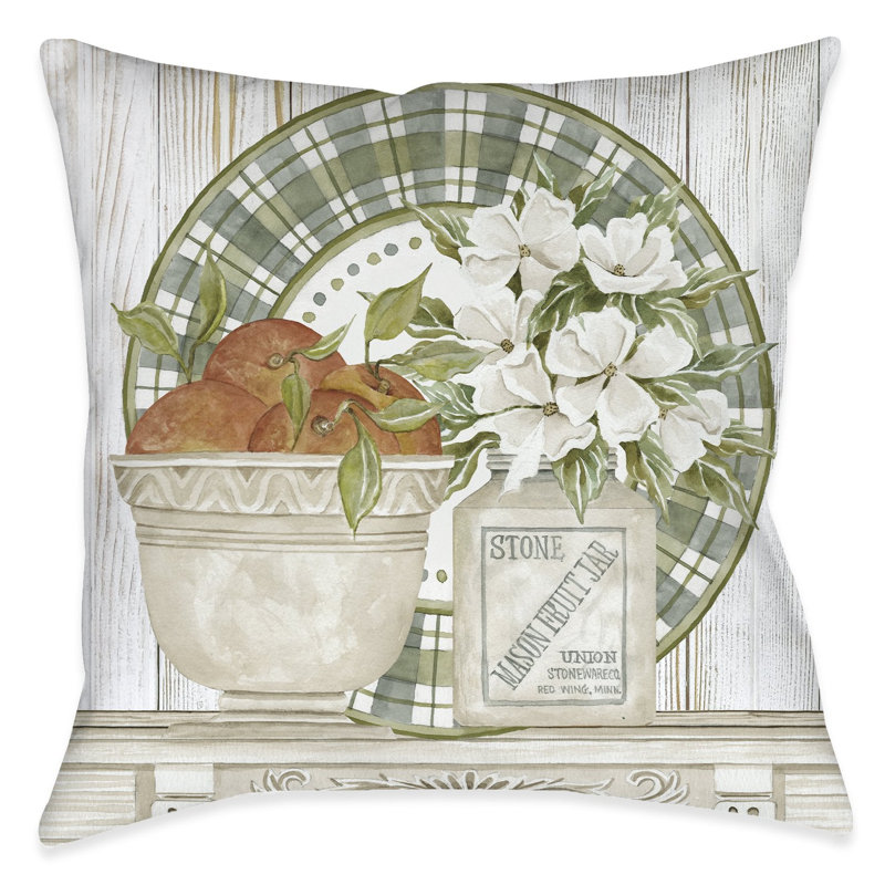 Coussin décoratif d'intérieur French Peaches
