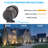 Caleo LED Pathway Light 3 Colour Temperature Selectable Metal Landscape Light for Patio Garden Yard
