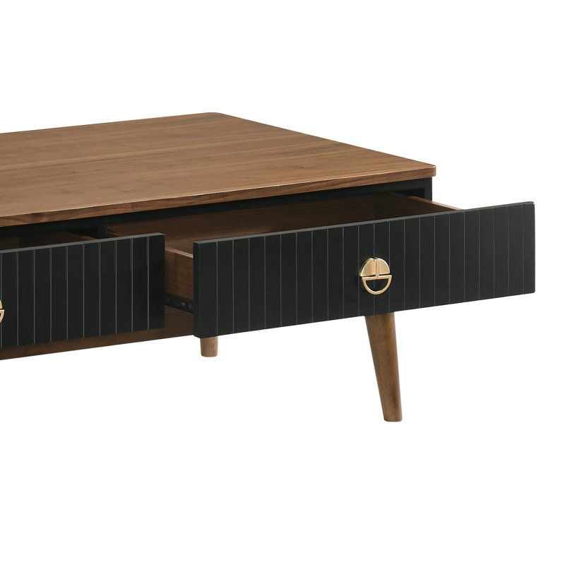 Table basse à 4 pieds avec rangement Haamid