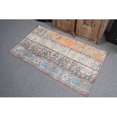 Tapis à motif patchwork turc Anatolian