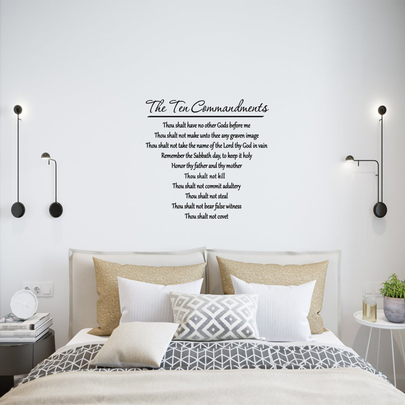 Craster Arms Text & Numbers Wall Decal