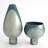 Two Tone Pod Vase-Azure-Squat