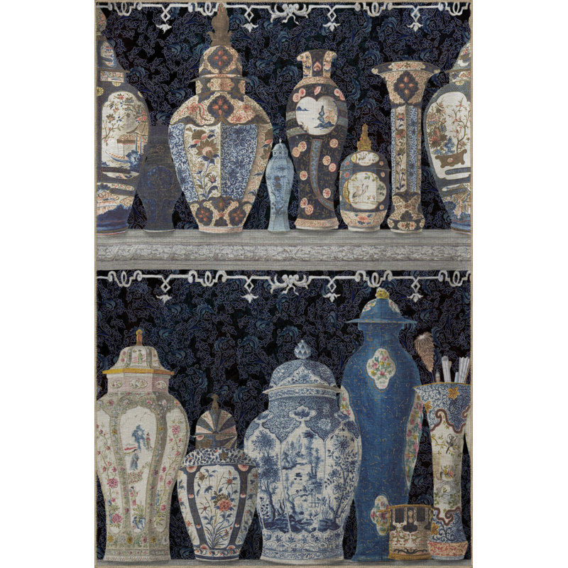 Tapis rectangulaire Wandrille, Tapis de couloir 4 pi x 8 pi 3 po