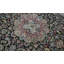 Wool Oriental Area Rug in Black/Pink/Green