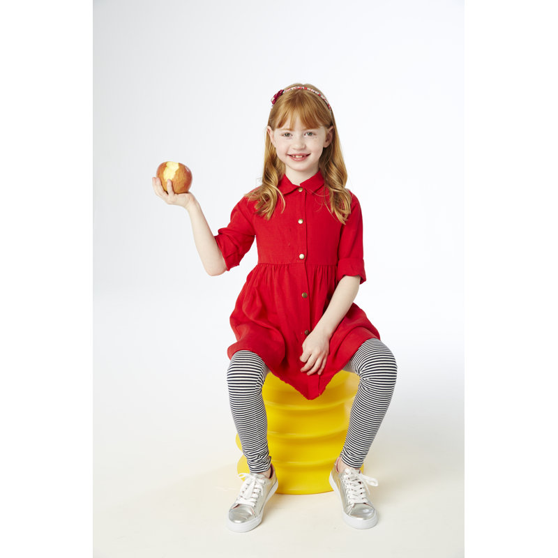 15" Classroom Stool, Yellow
