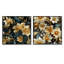 Ferryhill - Ensemble de 2 collages carrés botaniques abstraits-101850670-101850673