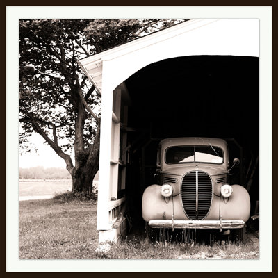 «Ford», reproduction de photo sur verre encadrée