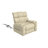 Massouma Transitional Dual Motor Lift Assist Power Heated Massage Recliner-102673592