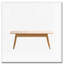 Table basse avec plateau en bois massif