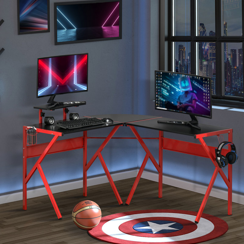 Bureau Arthor, Rouge incorrect, L 47,25 po x l 20,75 po x H 69,25 po