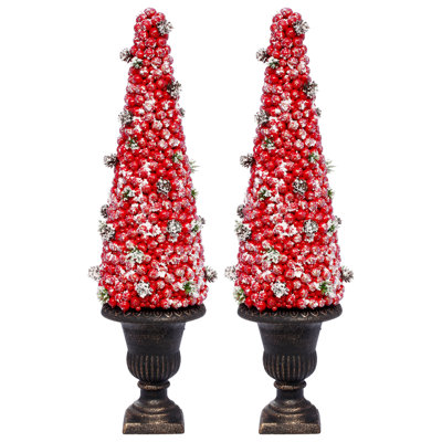 Berrycone Tree With Pot, 23 Inches