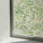 French Retro Spring & Summer Green Fern White Lace Window Film