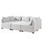Versatile - Foam Padding 30X30x18 30"W X 30"D 18"H, Dark Solid Wood Feet Captivation