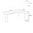 Solid wood corner desk L-shaped-621561390