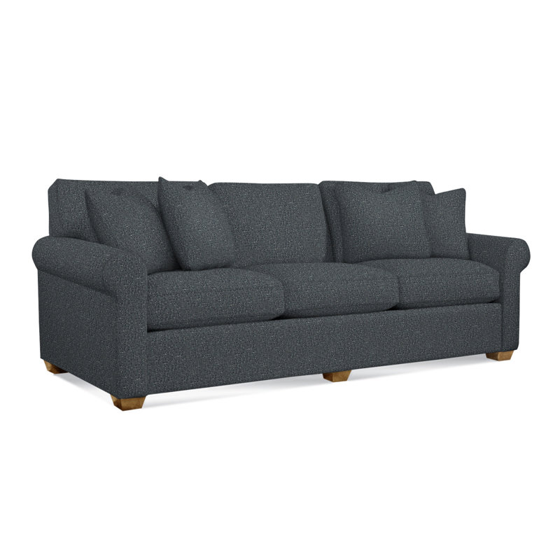 Bedford Sofa, Light Blue Performance Fabric; 0851-55, Havana