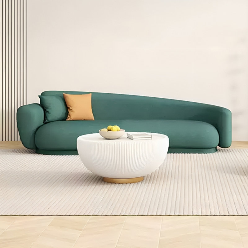 Méridiennes courbées cyan Living Room, Orienté à gauche (vu de face)