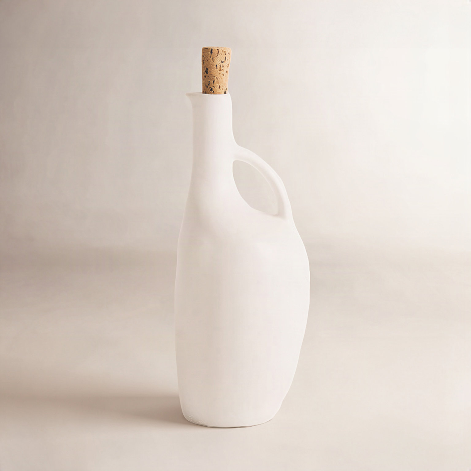 Canard Olive Oil Bottle, White