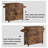 Adrees Wood Kitchen Island