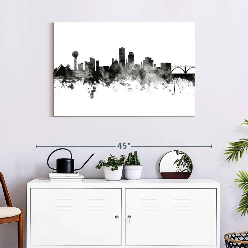 Nicci Knoxville, Tennessee Skyline II, H 24 po x l 36 po