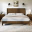 Structure de lit en bois massif 48,4 po Farmhouse-766413403-766413405