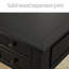 Bureau de beauté en bois de frêne massif avec grain naturel-2125718836