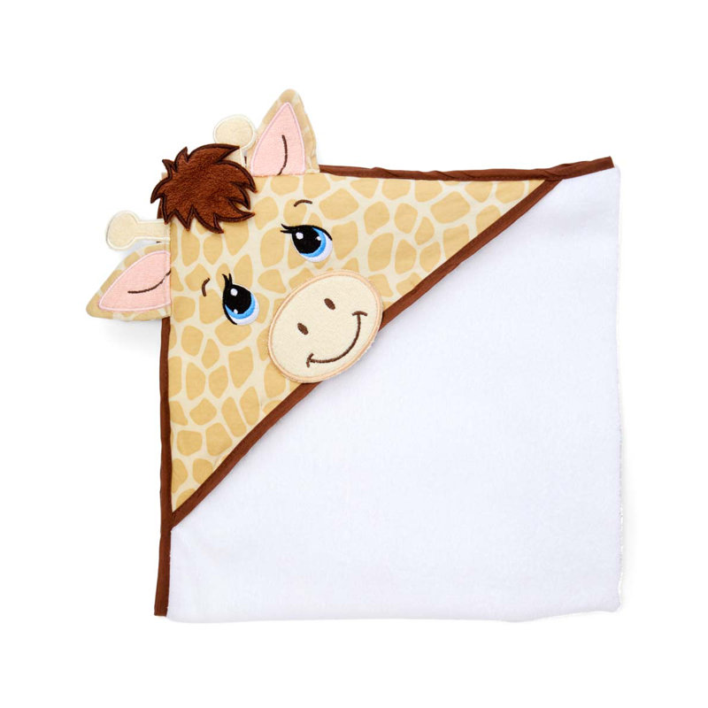 Serviette de bain en coton giraffe