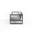 Georgie 89.96'' Wide Powder Coated Aluminum Patio Sofa with Sunbrella® Cushions-39266141-128704882