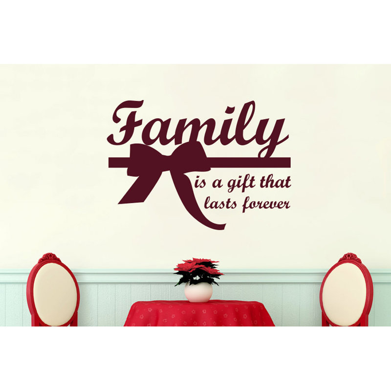 Wall Decal, Burgundy, Large