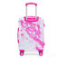 Ensemble de 3 valises à roulettes pivotantes en PC avec motif imprimé et serrure à combinaison, idéales pour un voyage sans stress et une durabilité accrue-130173727-130173726