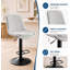 Tabouret de bar avec dossier ergonomique, chaise de bar pour comptoir de cuisine-1390905205