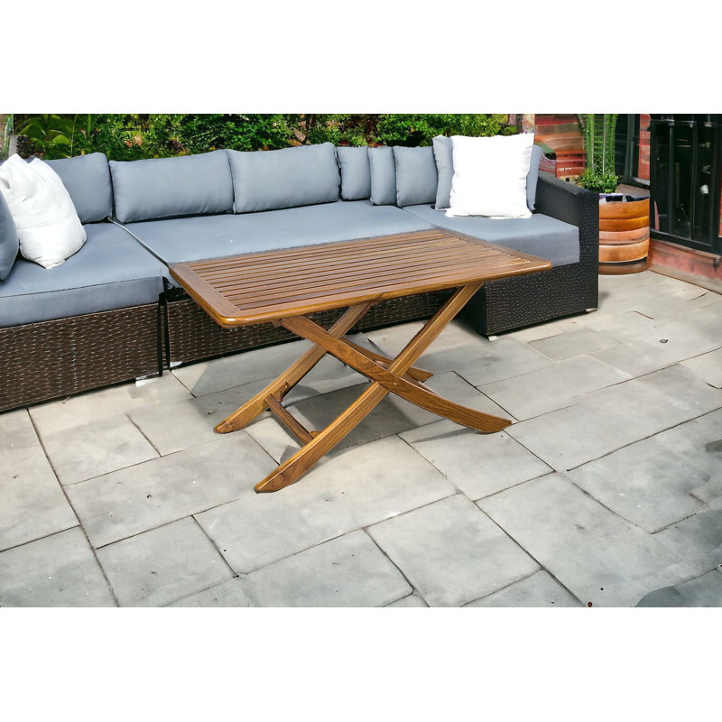 Table d'appoint pliante en bois