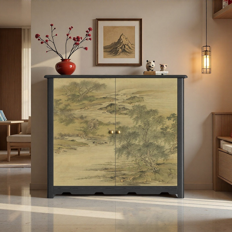 Buffet minimaliste de haute qualité, Noir