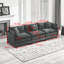 Canapé modulaire 3 places en chenille l 35 po x P 113,8 po x H 33,1 po Cloud