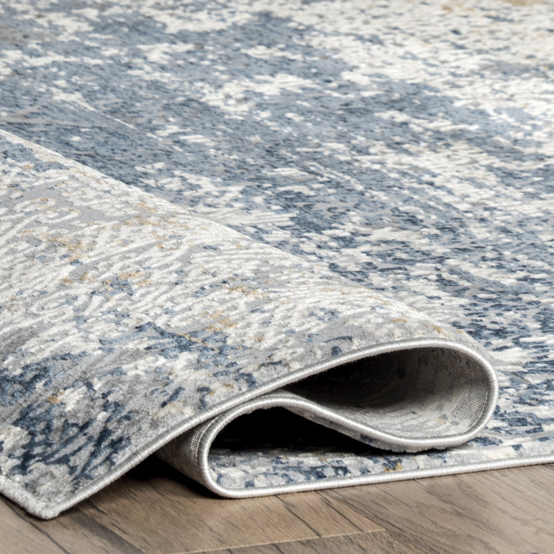Tapis gris / beige Rubio, Rectangle 8 pi x 10 pi