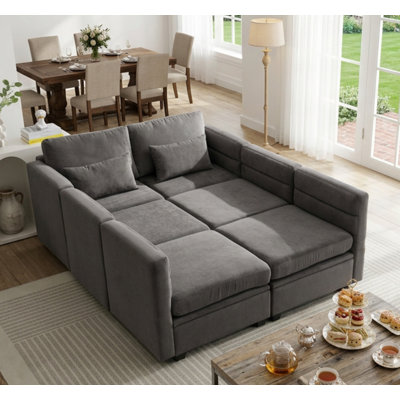Modular Sectional Sofa With Storage Seats