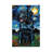 Black Labrador Night IV by Aja Trier - Wrapped Canvas Painting-334671111