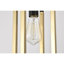 Luminaire suspendu rectangulaire à 1 lumière Figgers