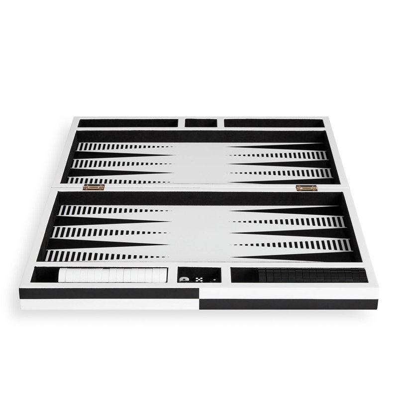 Op Art Jonathan Adler Acrylic Backgammon
