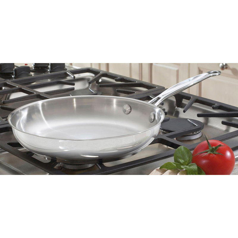 Cuisinart Chef’s Classic Stainless Steel Skillet, 9" Diameter