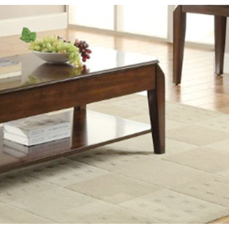 Table basse avec plateau relevable