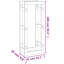 Firewood Rack 41x25x100 cm Solid Wood Pine-92590543