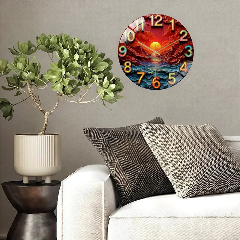 Horloge murale 12 po