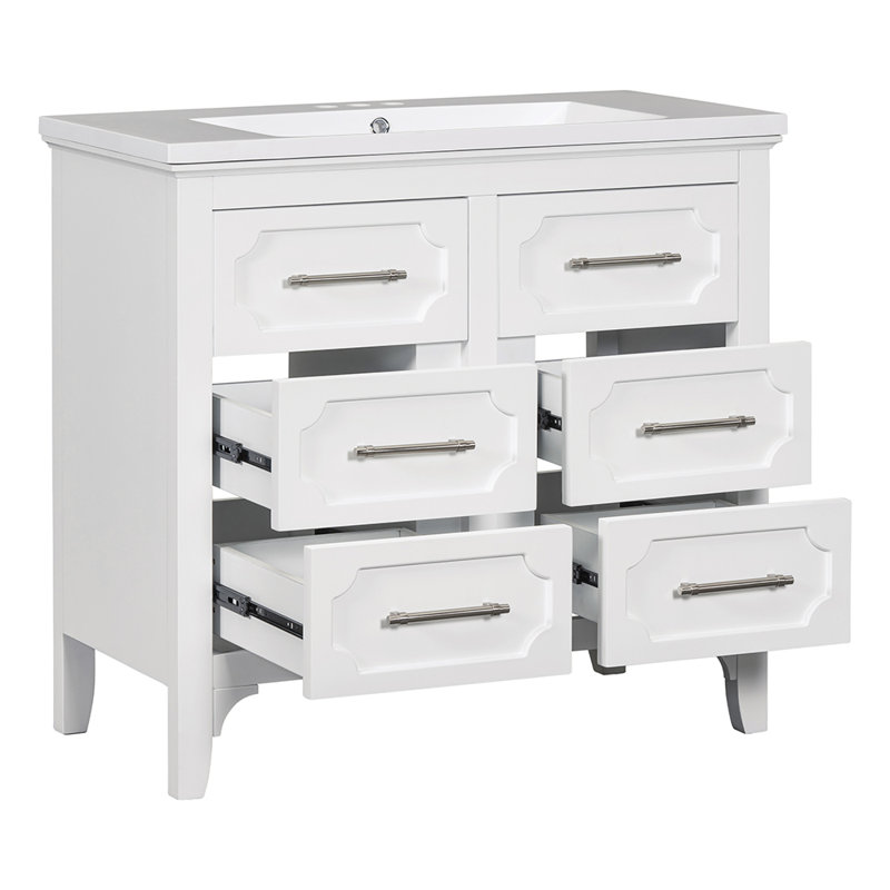 Meuble-lavabo simple 36,01 avec comptoir