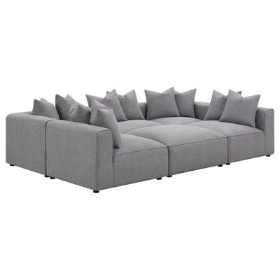 Amherst Grey 6-piece Modular Sectional