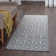 Modern Farmhouse Moroccan Geometric Dark Gray Area Rug