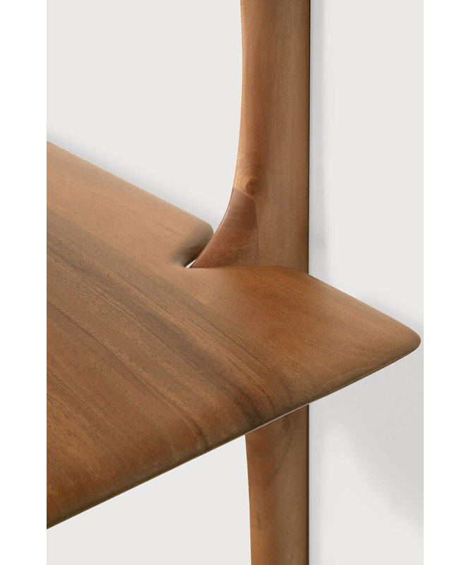 PI 3 Piece Tiered Shelf, Varnished Brown