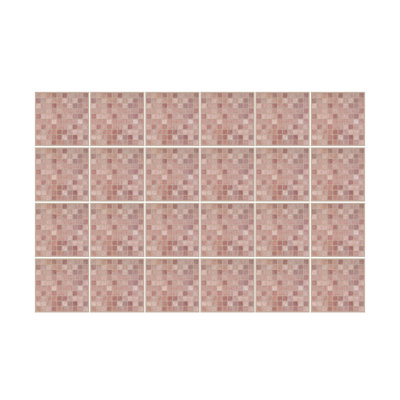 Carreau de terrain pelez et collez en PVC 6 po x 6 po