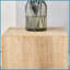 Table basse compacte en bois aggloméré naturel pour le salon, prête à l'emploi et amp; Style élégant