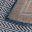 Tapis d'intérieur / extérieur bleu marine à motif de chevrons Avevia-1256071565